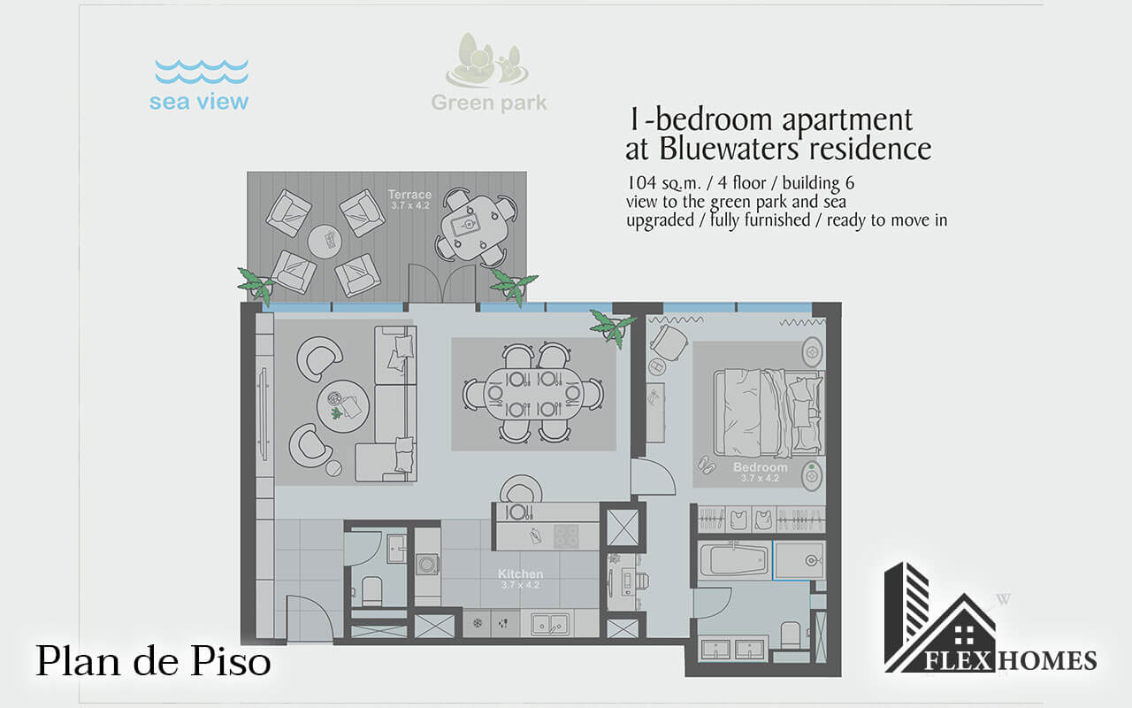 Bluewater Residences - Unidad 405